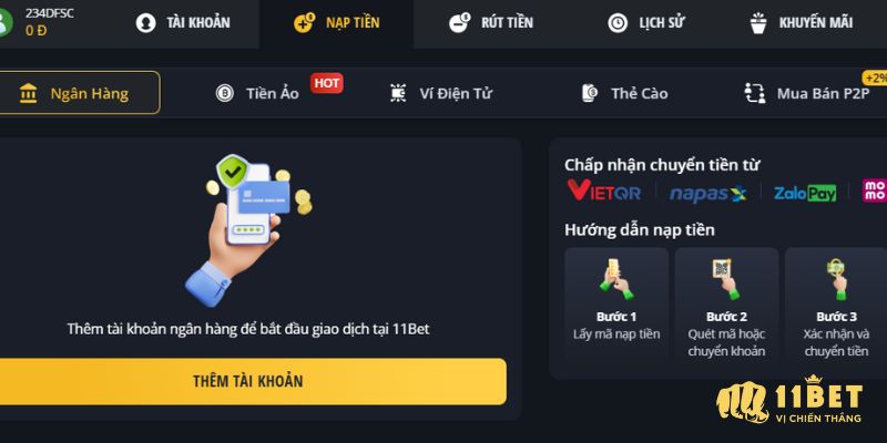 Lựa chọn kênh thanh toán nạp tiền thuận tiện nhất