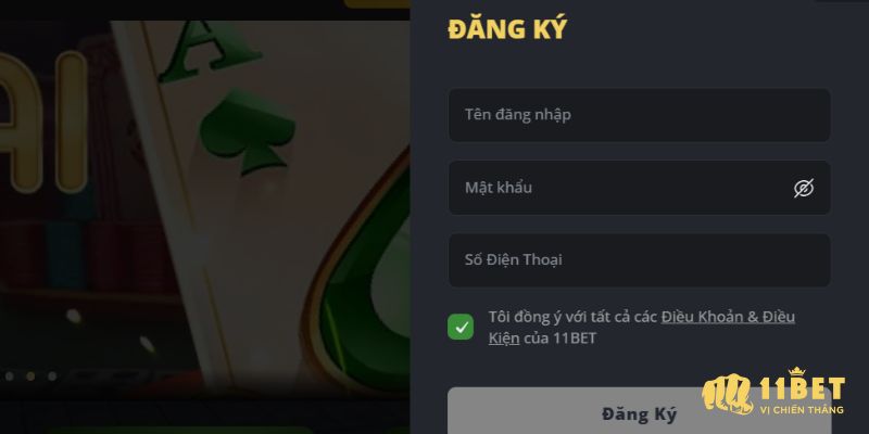 Người chơi hoàn tất đăng ký chỉ với 3 bước