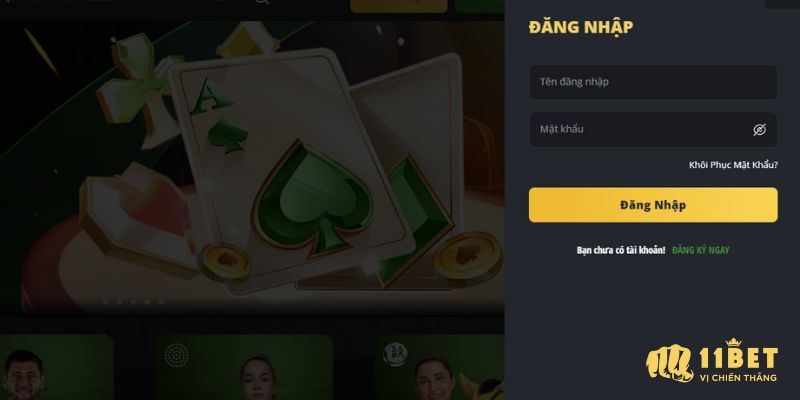 Cách đăng nhập 11Bet cực dễ cho tân thủ