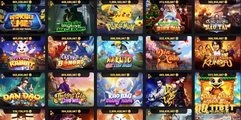 Một số game slot được yêu thích
