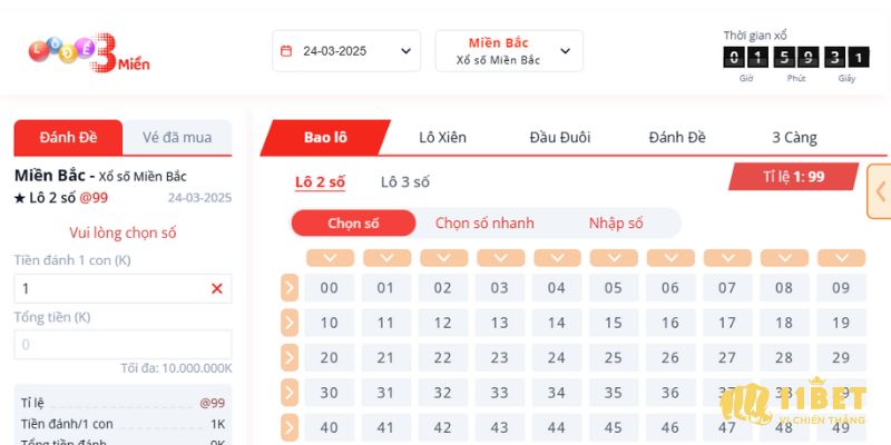 Một số loại hình cược lô đề phổ biến