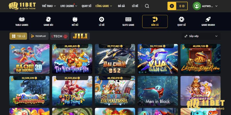Top 5 trang web có game bắn cá đổi tiền thật